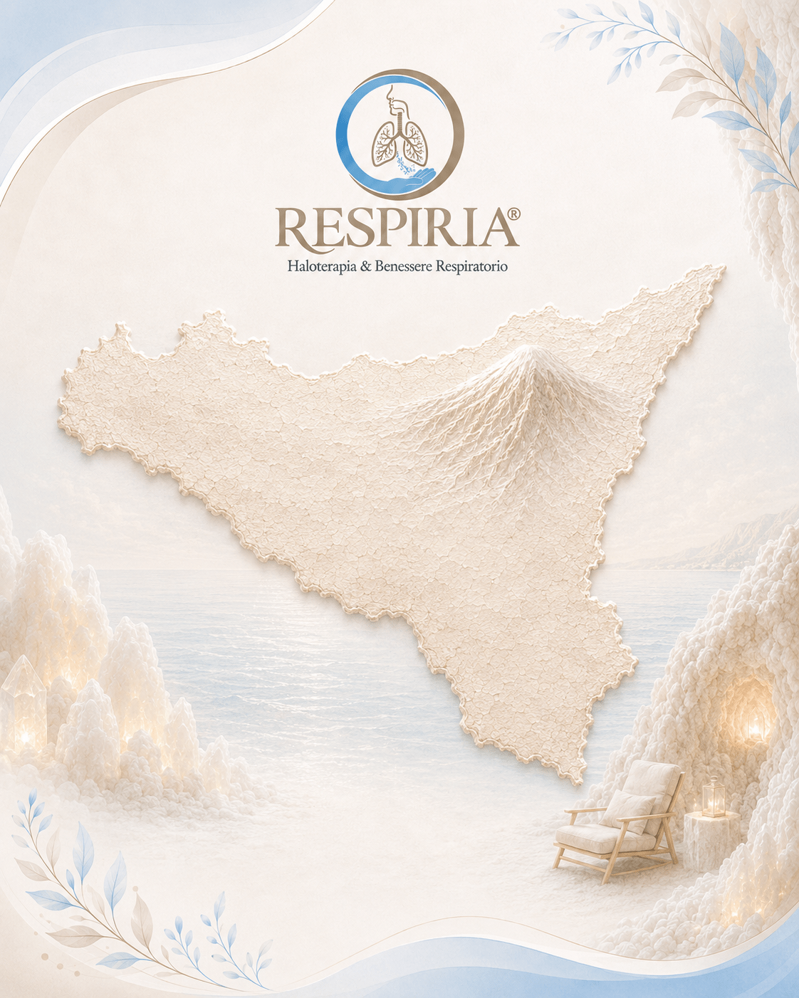 Mappa sedi Respiria Bronte Adrano Paternò Catania haloterapia Sicilia